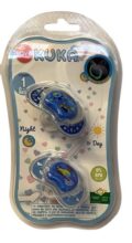 2 Chupete KUKA 0 - 6 m Azul con motivos