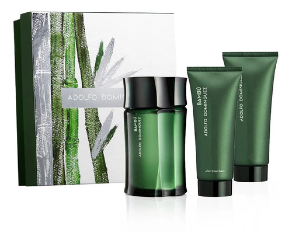 ADOLFO DOMINGUEZ PACK BAMBU EDT 120ML + AFTER+ GEL DE DUCHA