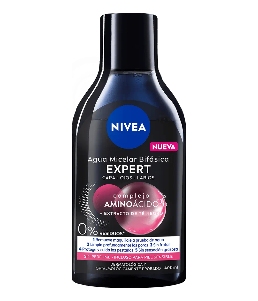 Agua Micelar Nivea Bifásica Expert 400 ml
