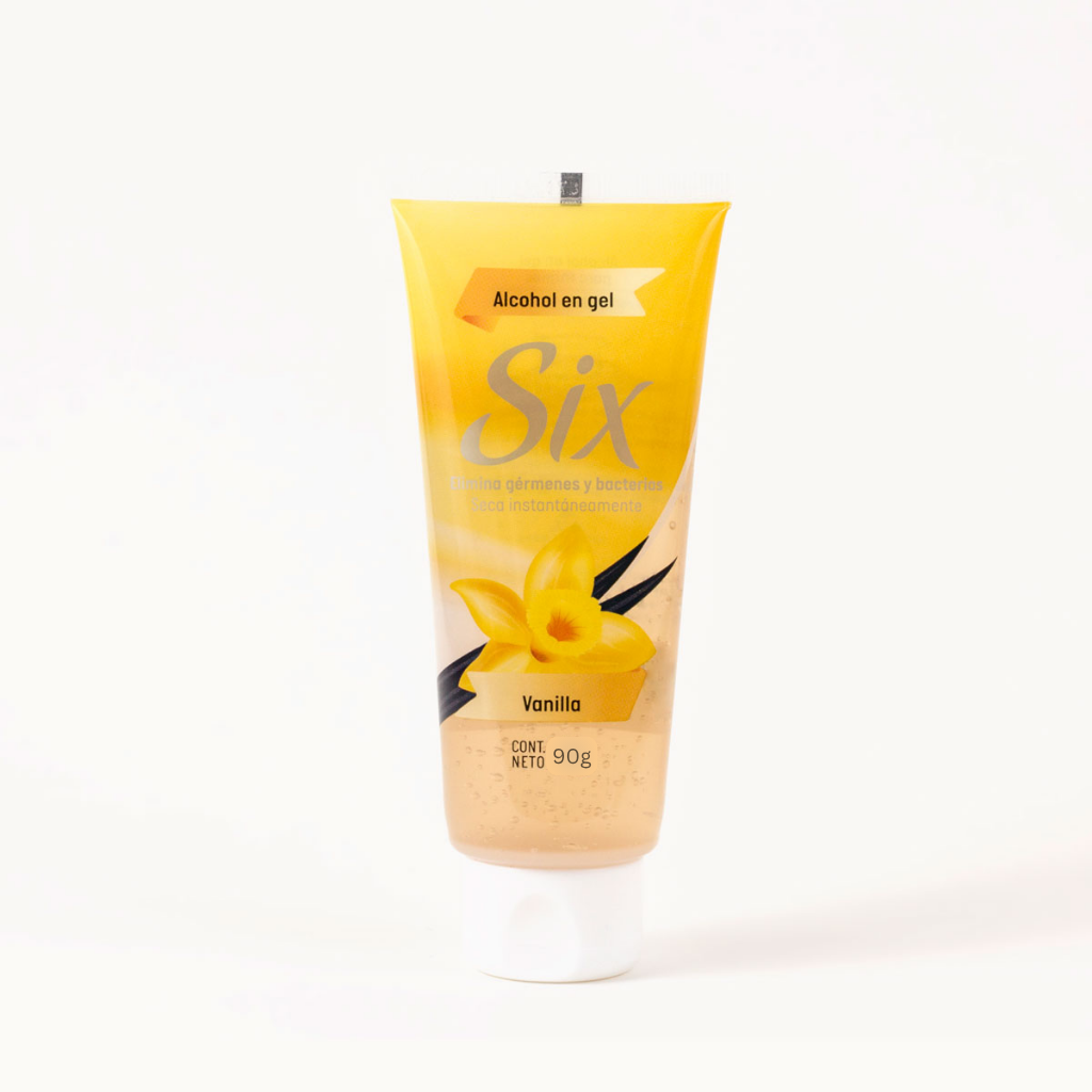 Alcohol en Gel SIX Vainilla 90g