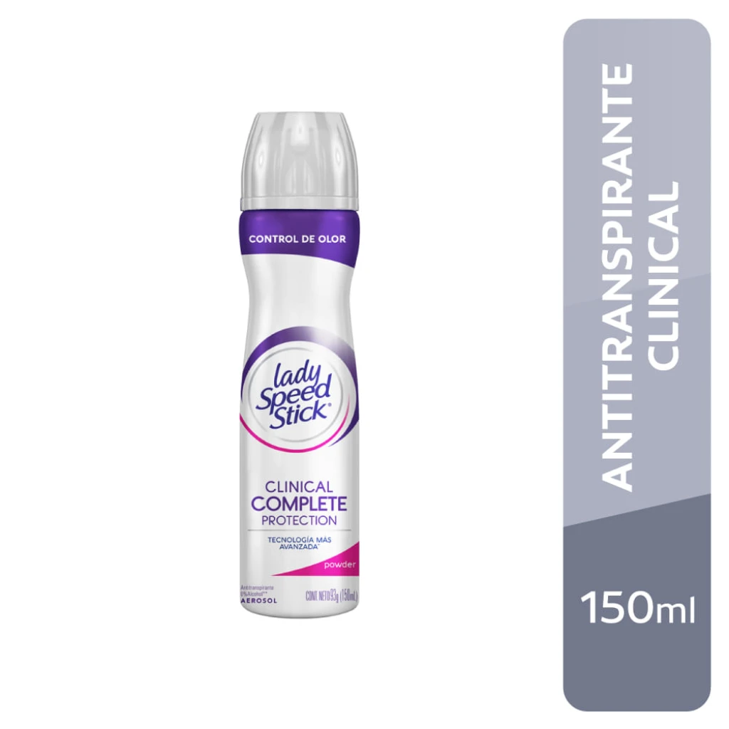 ANTITRANSPIRANTE AEROSOL LADY SPEED STICK CLINICAL