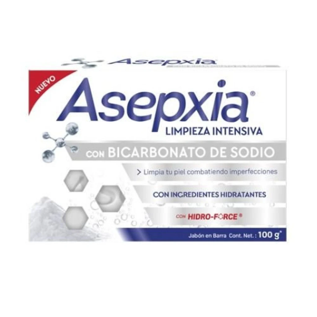 ASEPXIA JABON BICARBONATO 100 GR