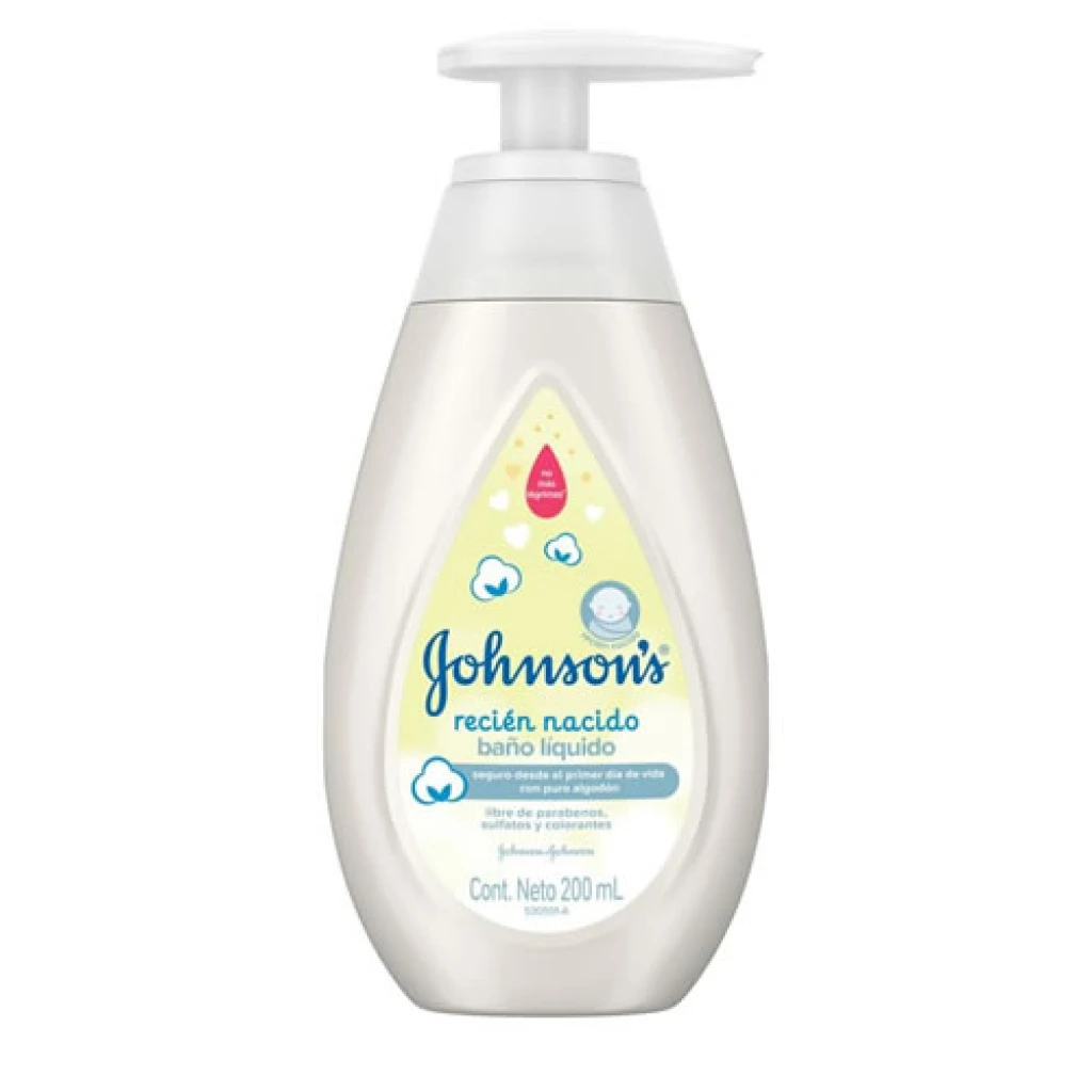 BAÑO LIQUIDO J&J RECIEN NACIDO 200ML