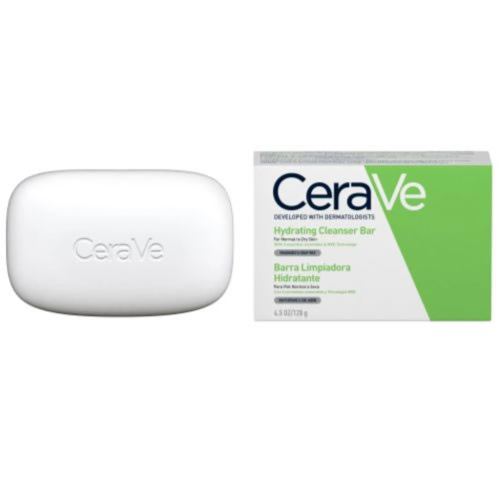 Barra Cerave Limpiadora Hidratante de rostro y cuerpo 128 G