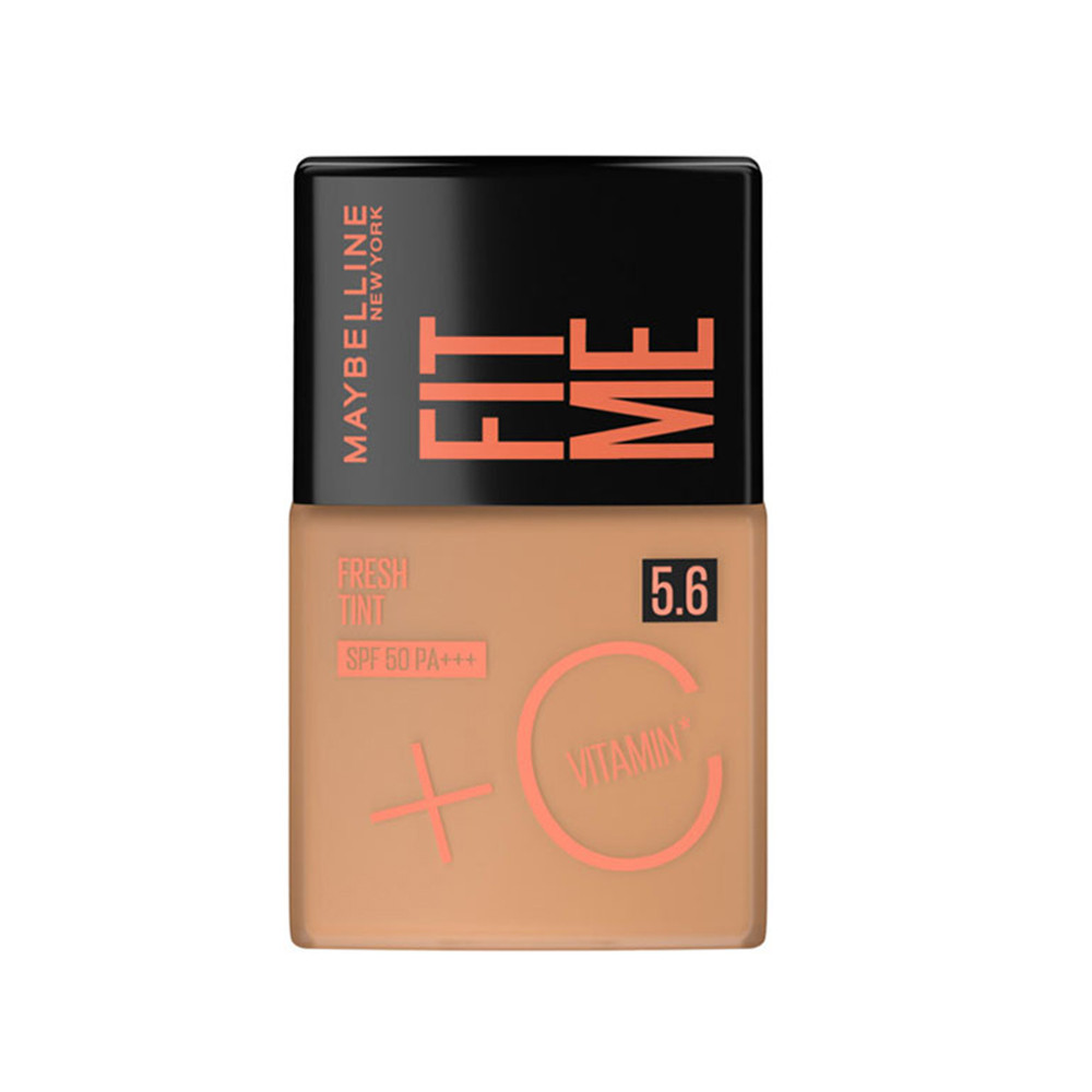 Base líquida Fit me + vitamina C Maybelline 5.6