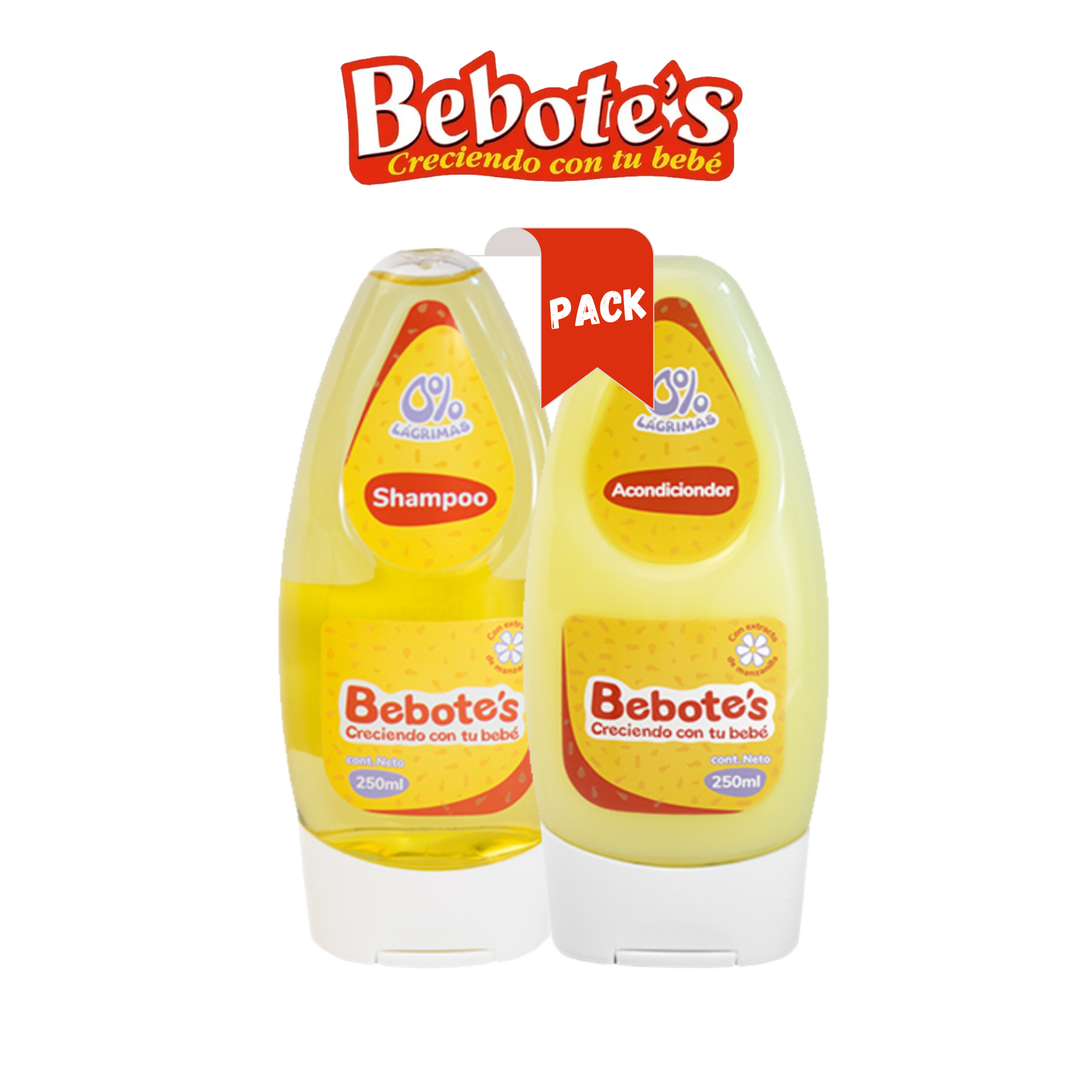 Bebotes Pack Shampoo 250ml + Acondicionador 250ml