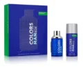 BENETTON PACK COLORS BLUE MAN EDT 100ML + DEO 150ML