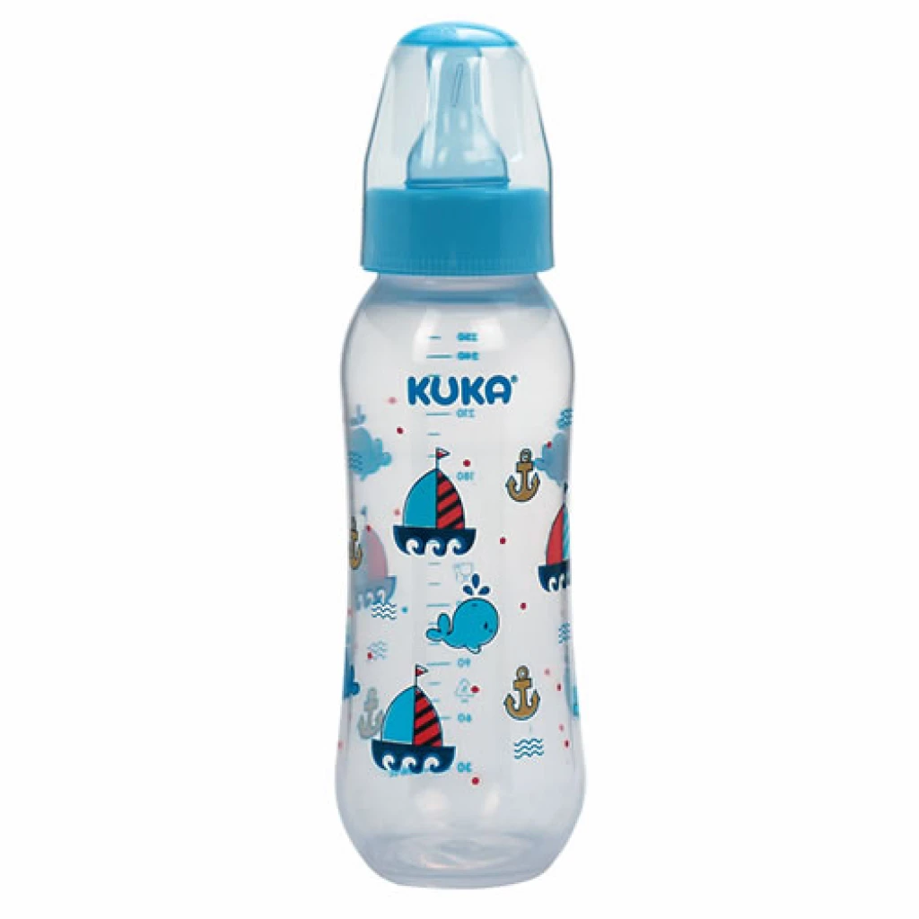Biberon Kuka Anatómico 250Ml Celeste