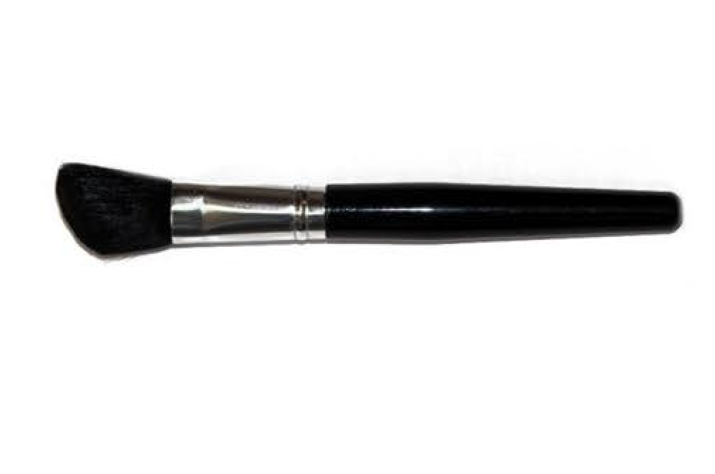 Brocha Para Maquillaje Angular Mango Negro