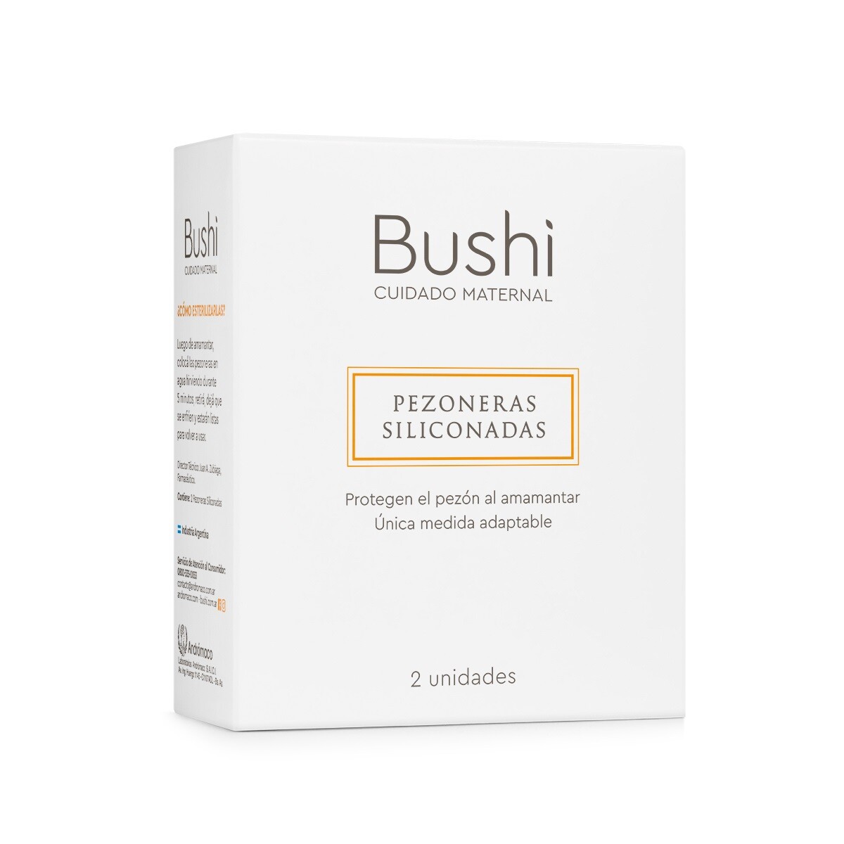 BUSHI PEZONERAS SILICONADAS 2 UNIDADES