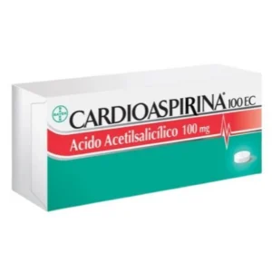 Cardioaspirina Antiagregante Plaquetario con Ácido Acetilsalicílico 100mg x 10 Comprimidos