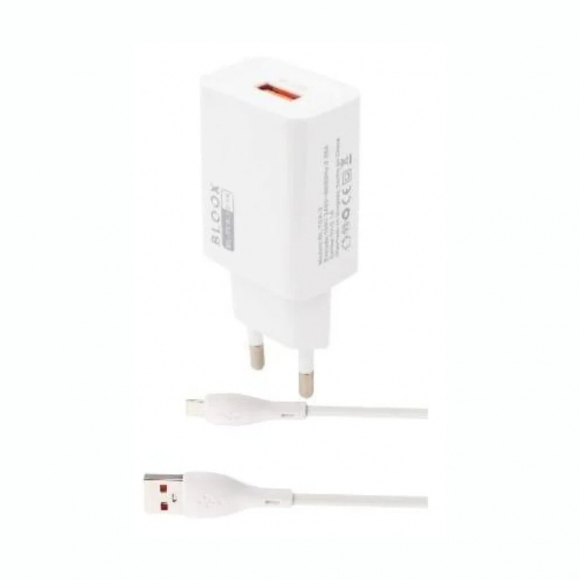 Cargador de pared USB + cable de datos iPhone BLOOX