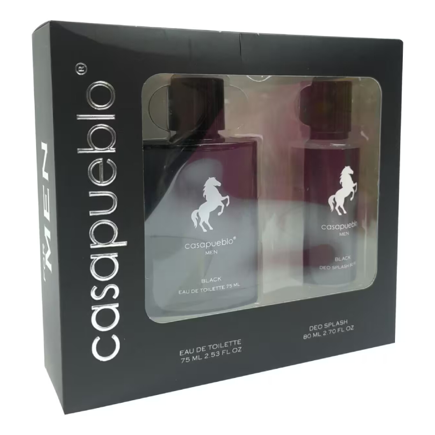 Casapueblo Pack Black MEN - Fragancia 75ml + Desodorante 80ml