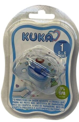 Chupete KUKA 0 - 6 m Azul transparente
