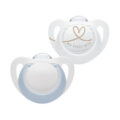 Chupete Nuk Star Silicona Celeste Talle 0 2 Unidades