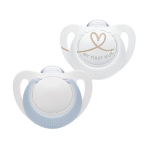 Chupete Nuk Star Silicona Celeste Talle 0 2 Unidades