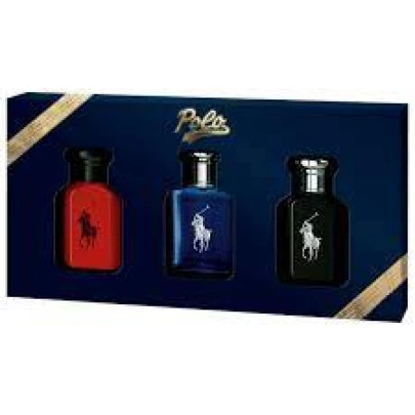 Cofre Ralph Lauren Polo Red- Blue- Black EDT de 40ml
