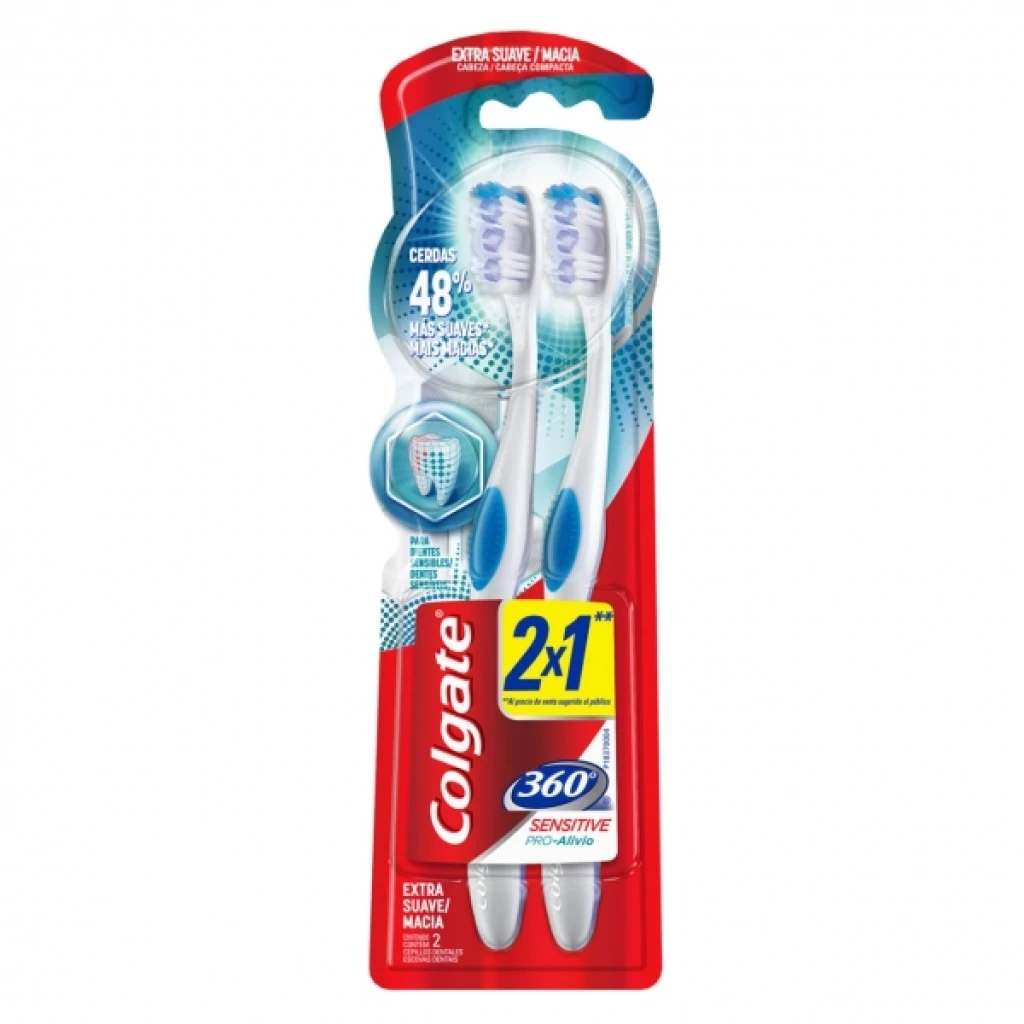 COLGATE 360º SENSITIVE PRO 2 X 1