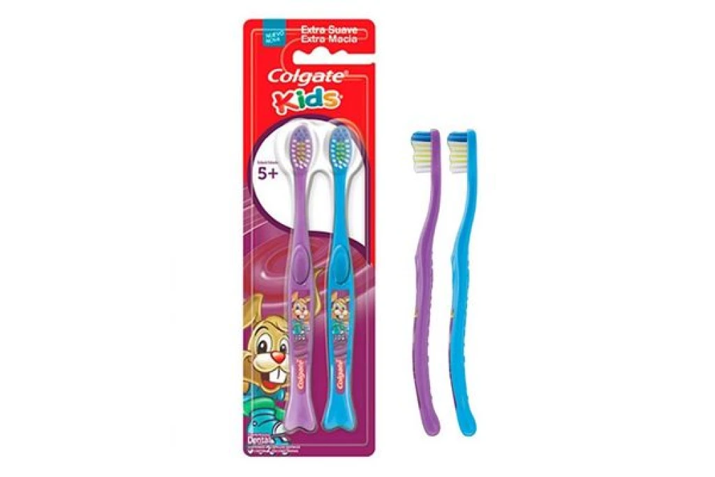 Colgate Cepillo Kids Extra Suave +5 X2