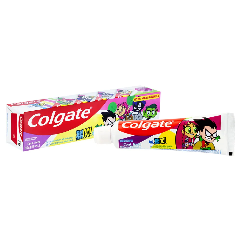 COLGATE TEEN TITANS SABOR FRESA 60 G