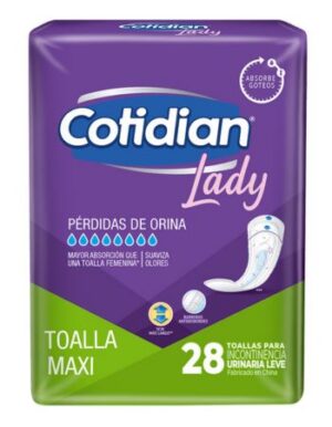 Cotidian Lady Leve Maxi 28 Unidades
