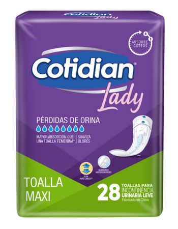 Cotidian Lady Leve Maxi 28 Unidades
