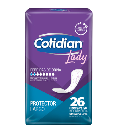 Cotidian Lady Protector Largo x 26 unidades