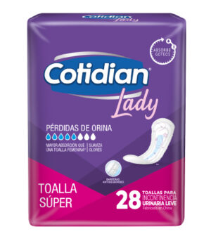 Cotidian Lady Toalla Súper x 28 unidades