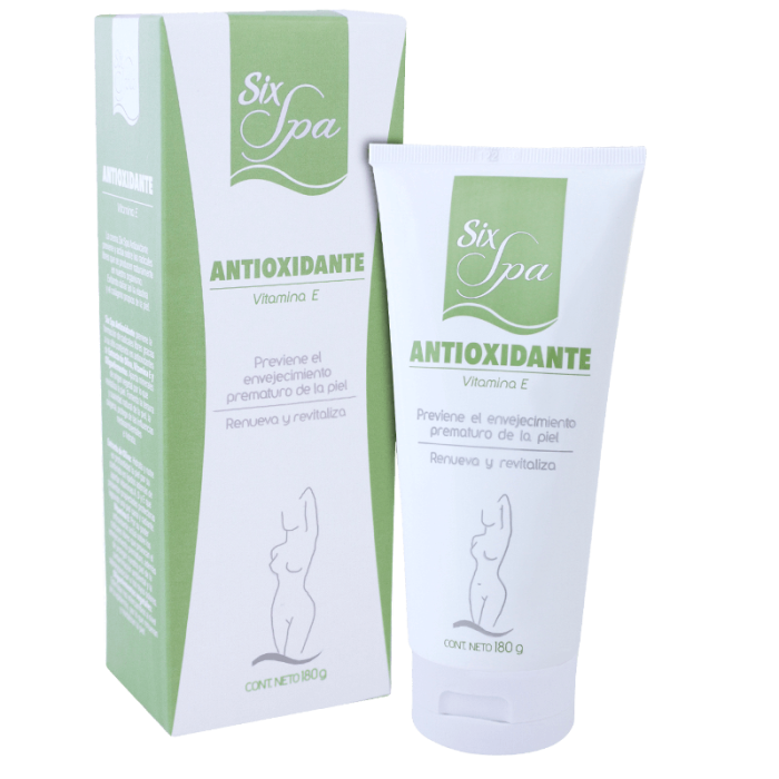 Crema antioxidante con extracto de oliva Six Spa 180g