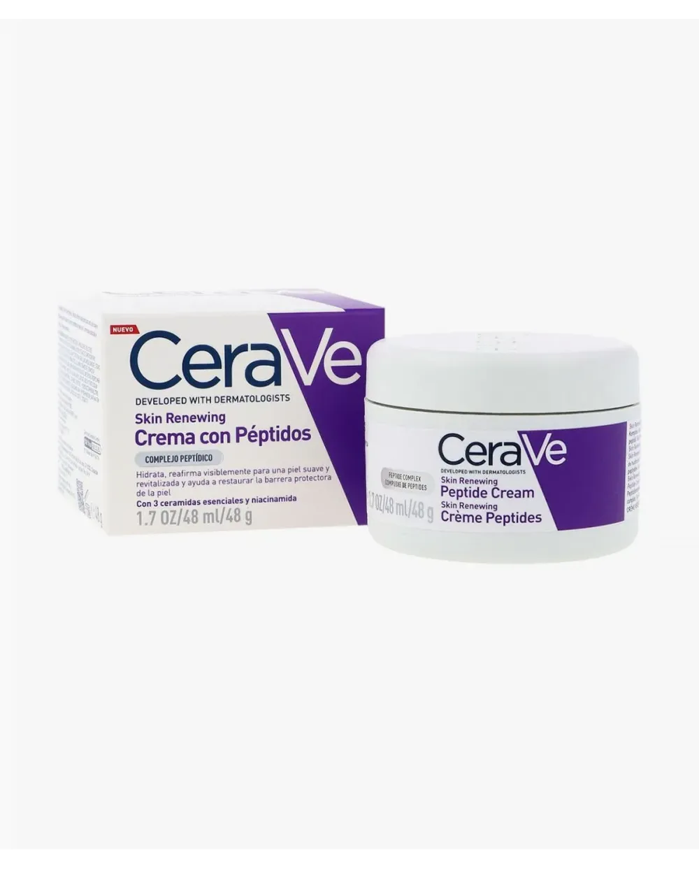 Crema CeraVe Péptidos Skin Renewing 48ml
