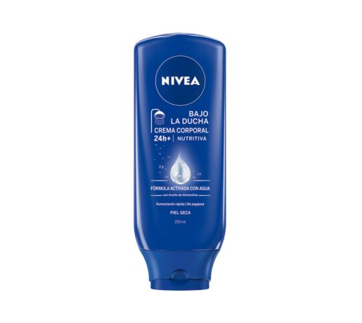 Crema Corporal Nivea Bajo La Ducha Nutritiva 250 Ml