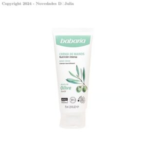 Crema de Manos Babaria Aceite de Oliva 75ml