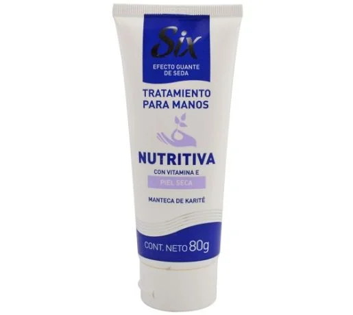 Crema De Manos Six Nutritiva 80g
