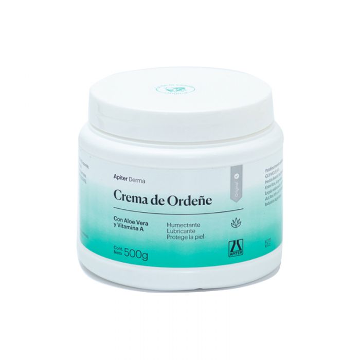 Crema de Ordeñe Con Aloe Vera y Vitamina A 500gr