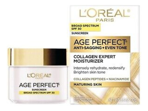 Crema hidratante Loreal Age Perfect Collagen Día Moisturizer SPF30 72g