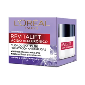CREMA HIDRATANTE LOREAL REVITALIFT ACIDO HIALURONICO DIA 50ML