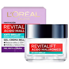 Crema L'Oréal Paris Dermo Expertise Revitalift con Ácido Hialurónico Antibrillo 50 ml
