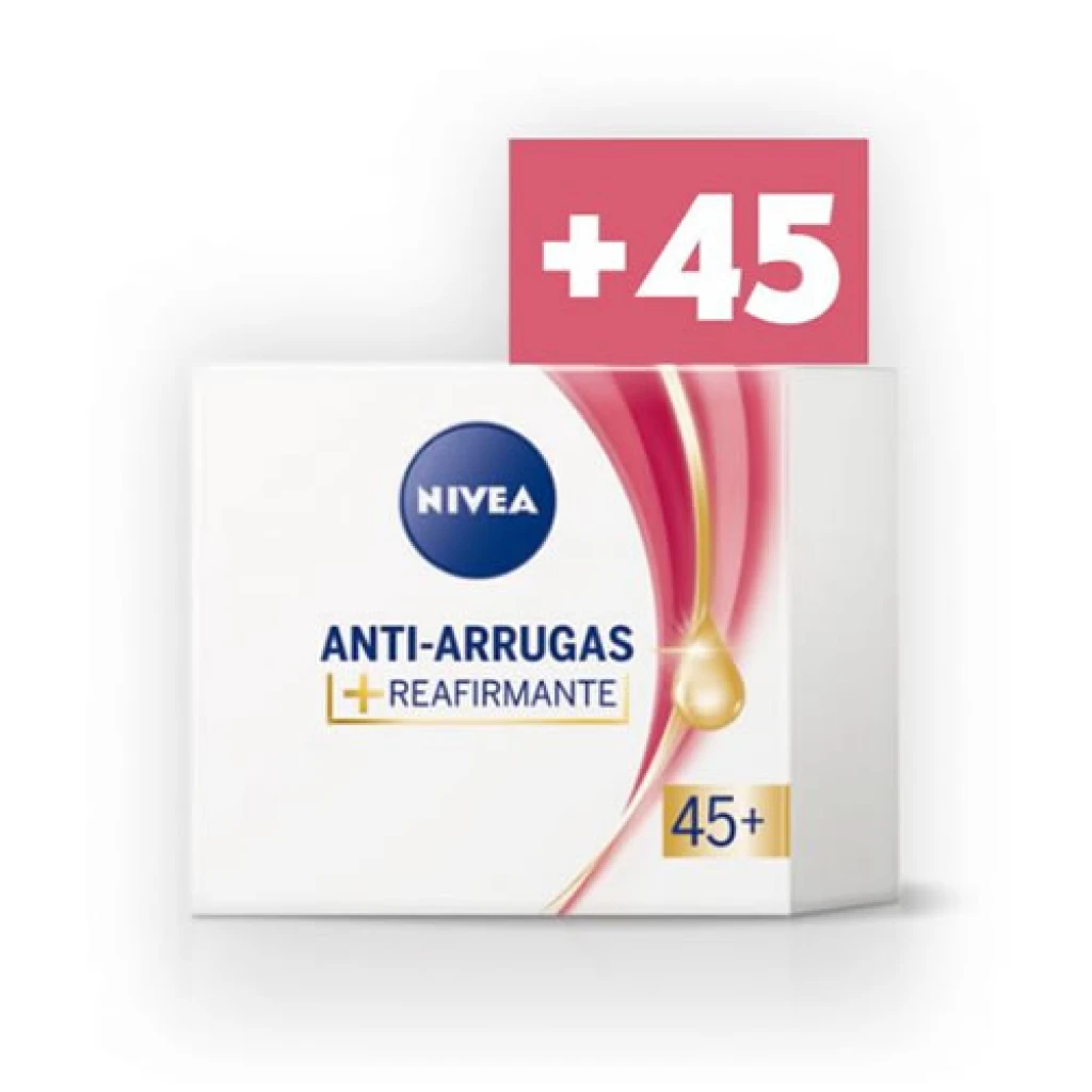 CREMA NIVEA FACE ANTIARRUGAS REAFIRMANTE DIA 45+