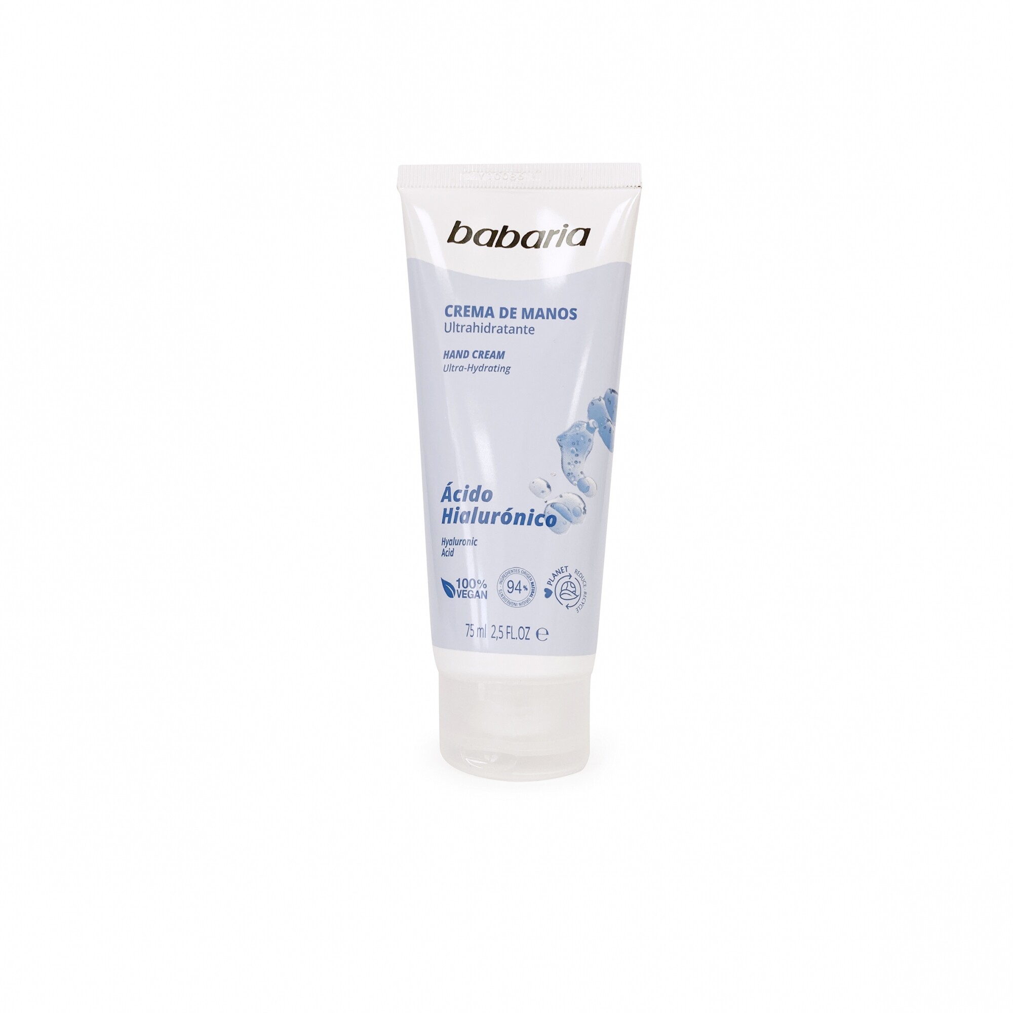 Crema para Manos con Ácido Hialurónico 75ml
