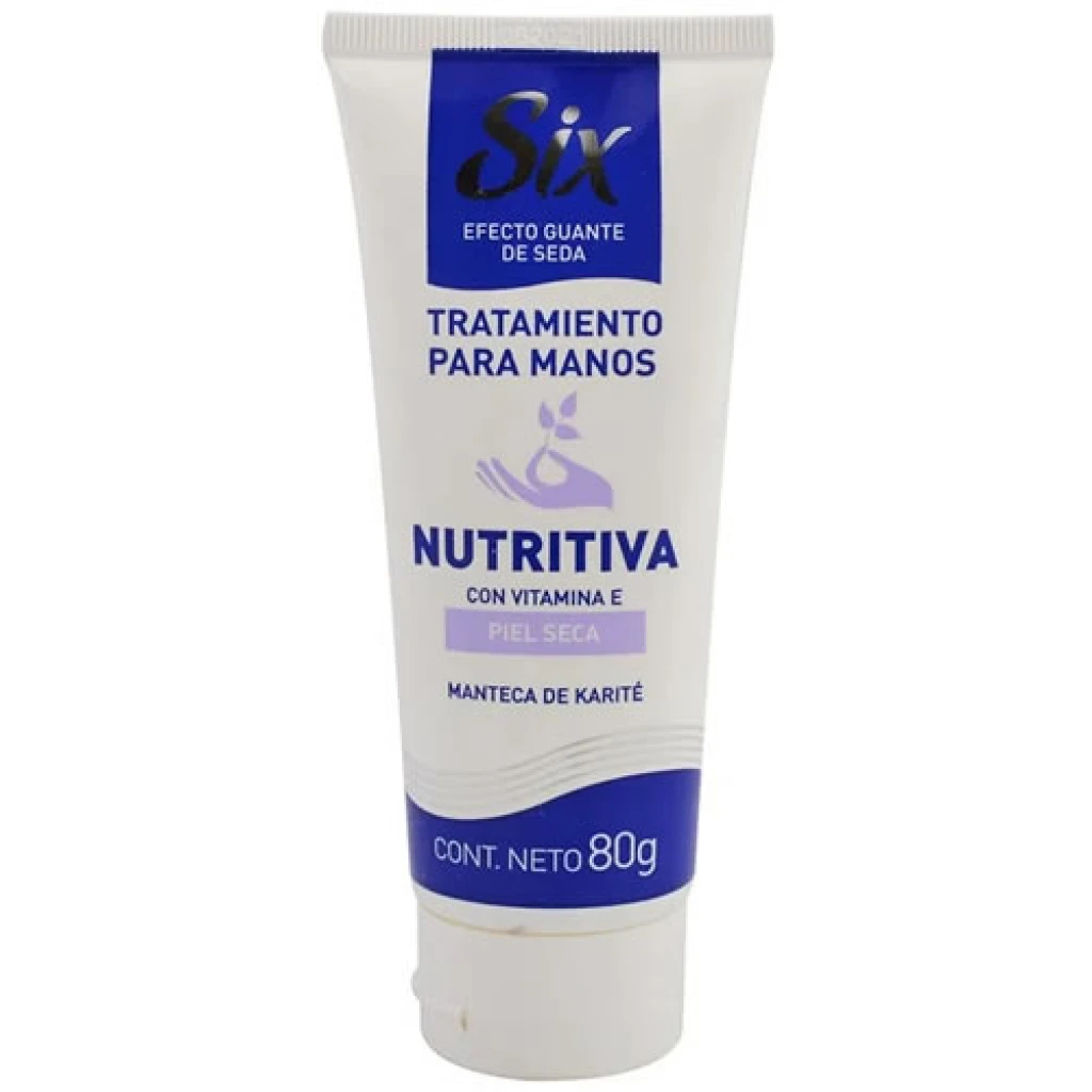 CREMA PARA MANOS SIX NUTRITIVA 80 GR