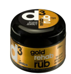 Crema Recuperación Muscular D3 Gold Rehab Rub 200 Mg