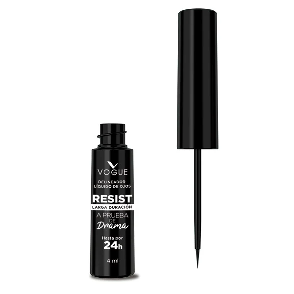 Delineador De Ojos Vogue Líquido Ressist Negro