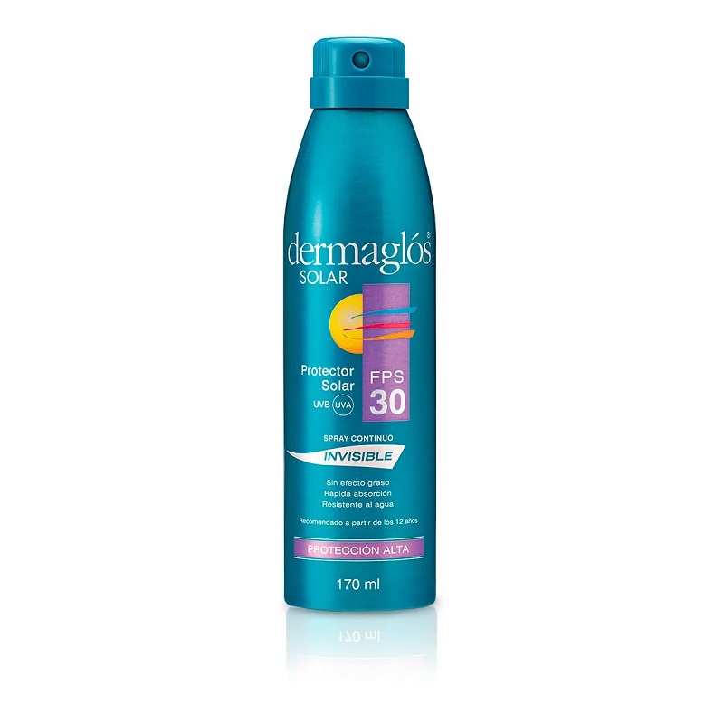 Dermaglos Solar 30 Resist Invisible Spray 30 fps 170 ml