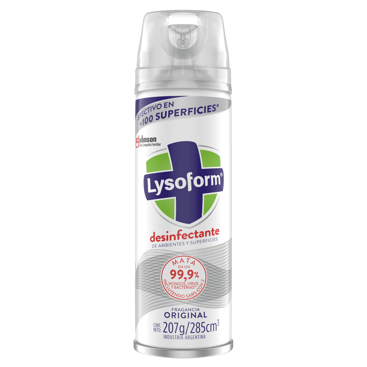 Desinfectante de Ambientes Lysoform Aerosol 285ml