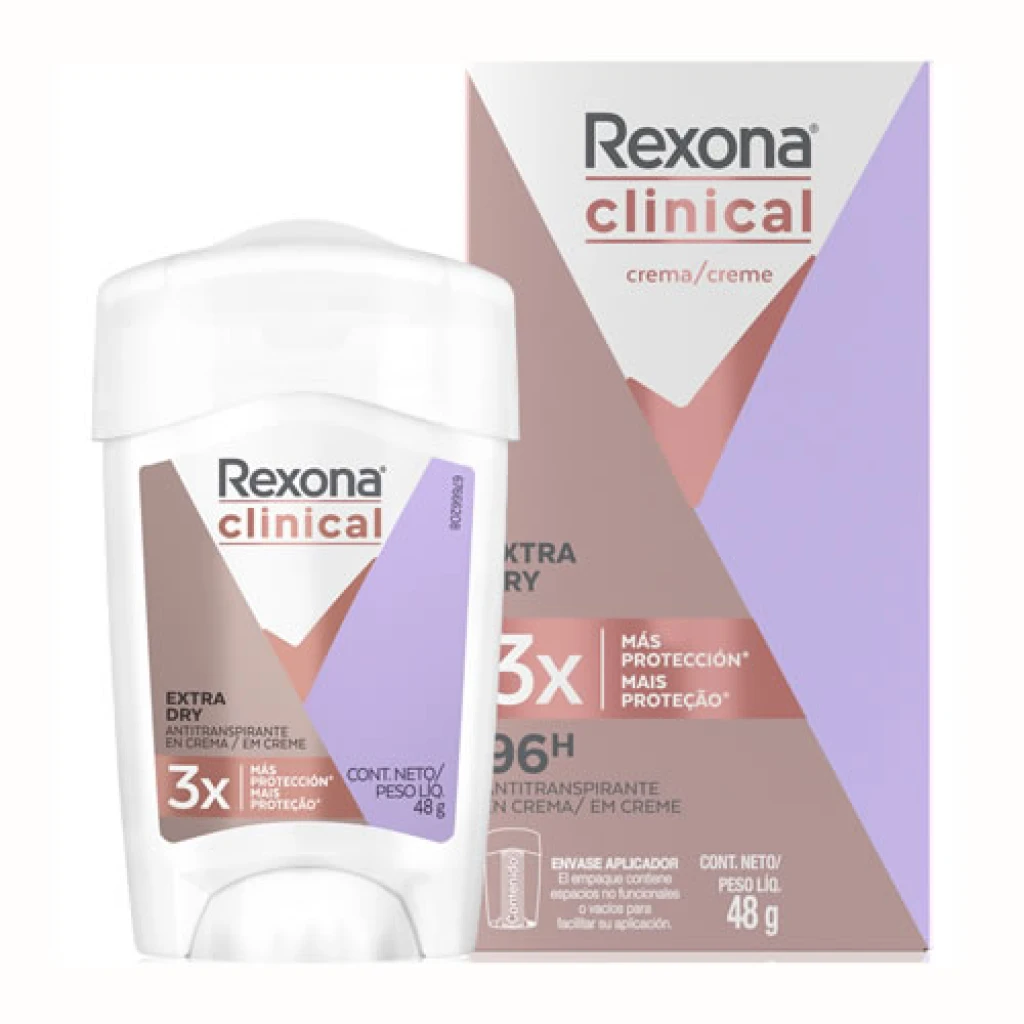 Desodorante En Crema Rexona Clinical Ext Dry 48 gr