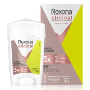 DESODORANTE EN CREMA REXONA CLINICAL STRESS 48 GR