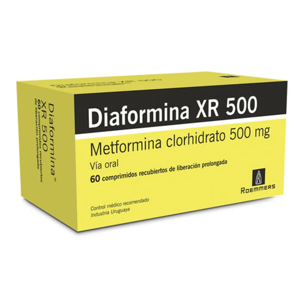 DIAFORMINA XR 500 60 COMPRIMIDOS
