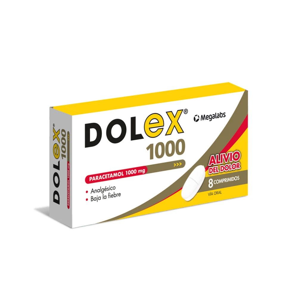 Dolex 1000 mg 8 comprimidos
