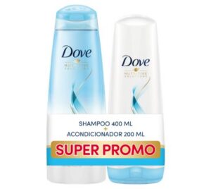 Dove Pack Hidratación Intensa Shampoo 400 Ml + Acondicionador 200 Ml