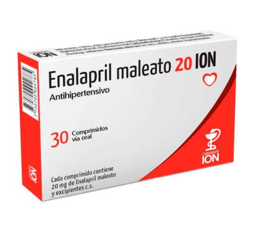 ENALAPRIL MALEATO 20 X 30